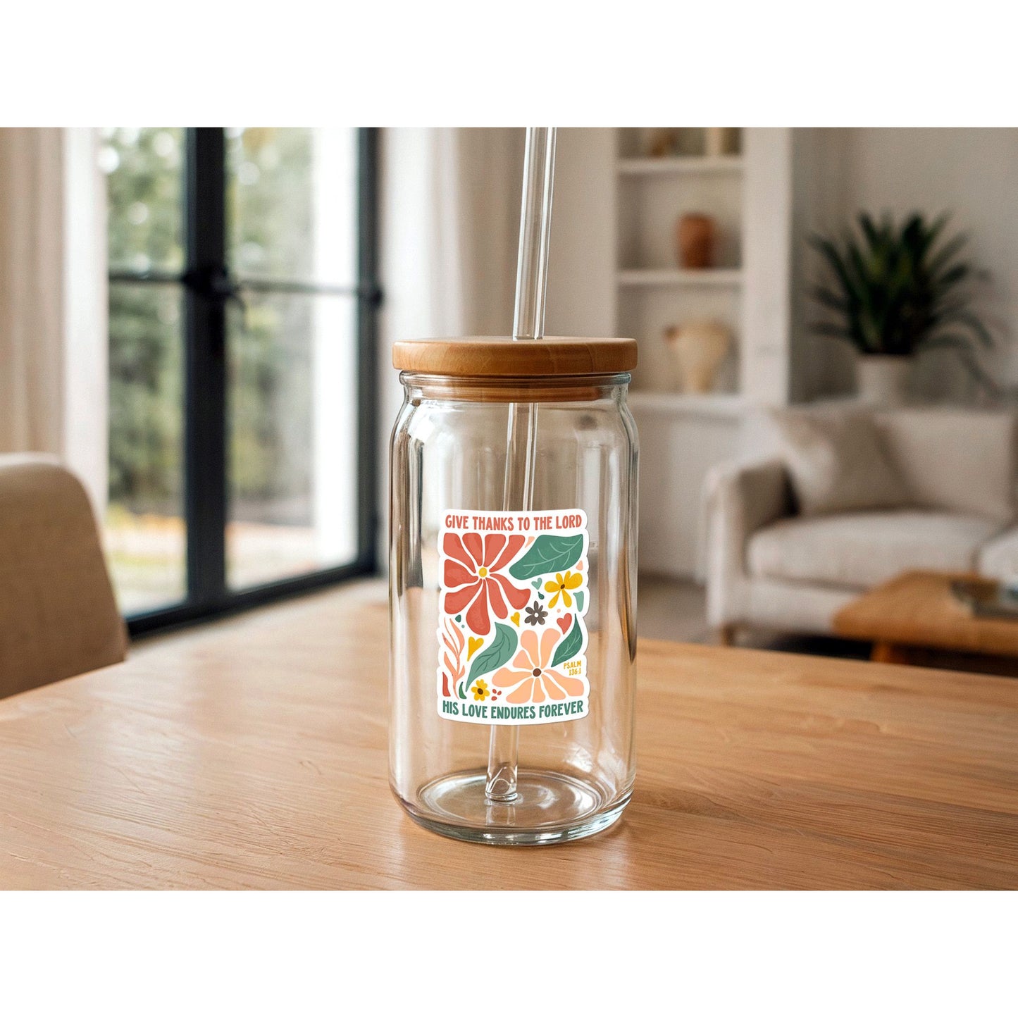 His Love Endures Forever | Christian Sticker