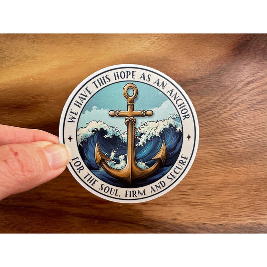 Hope Is An Anchor | Vinyl Christian Sticker