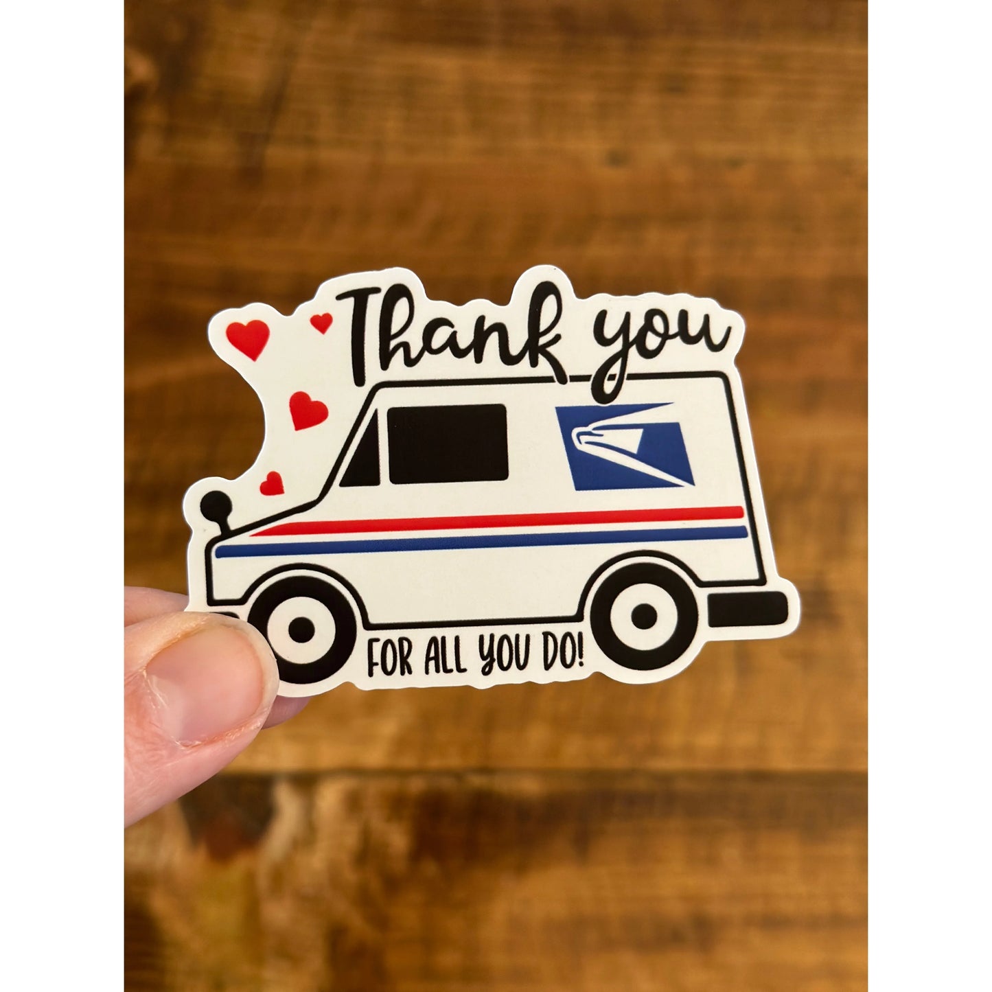 Thank You Postal Worker | Waterproof Vinyl Sticker