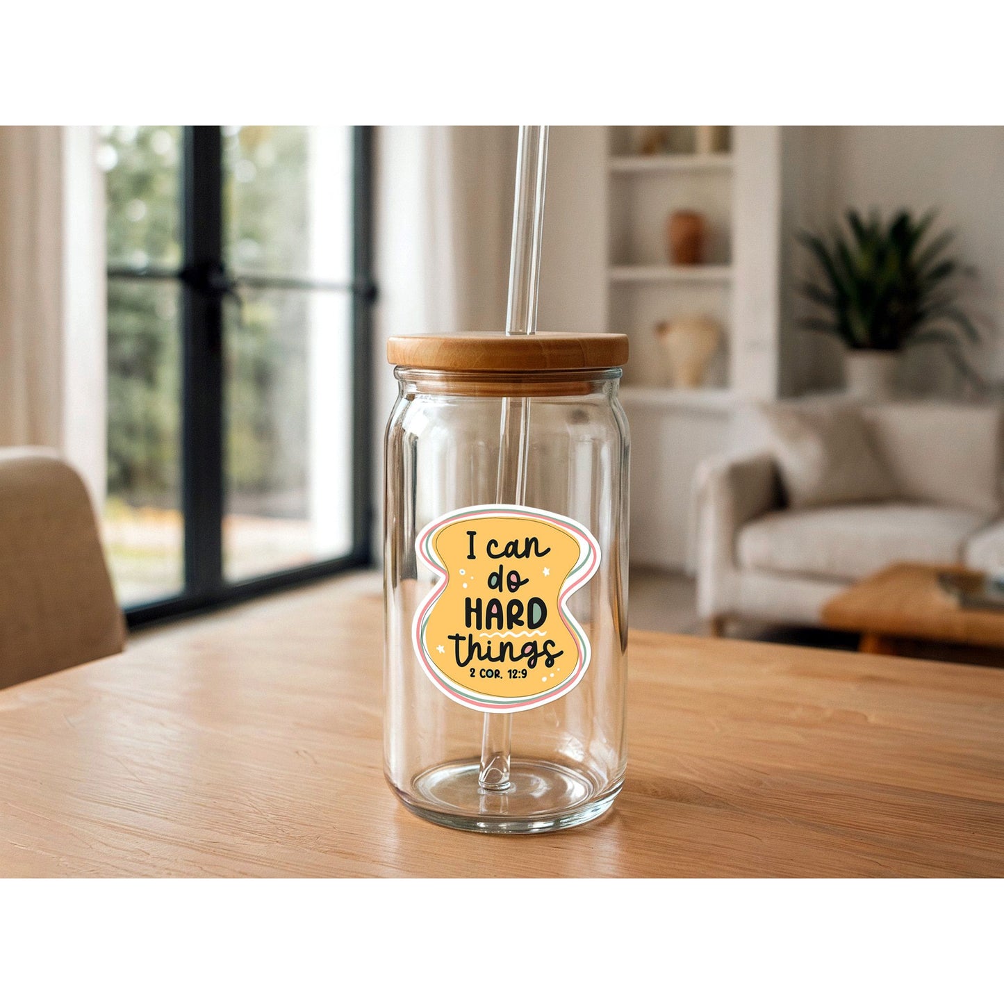 I Can Do Hard Things | Encouraging Christian Sticker