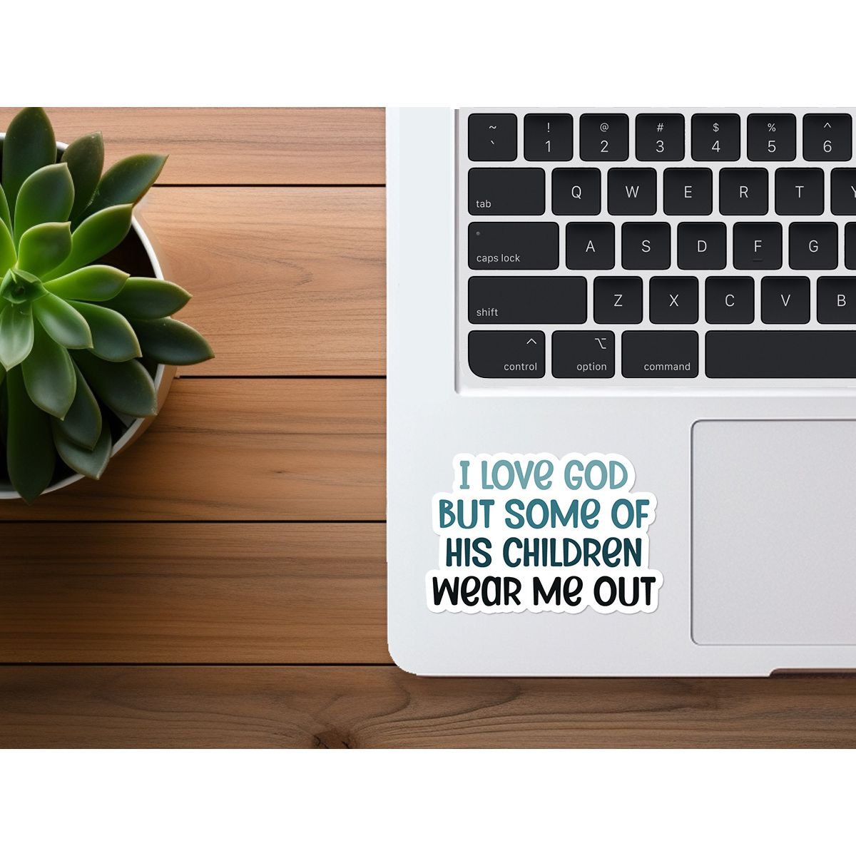 I Love God But Some of His Children... | Funny Christian Sticker