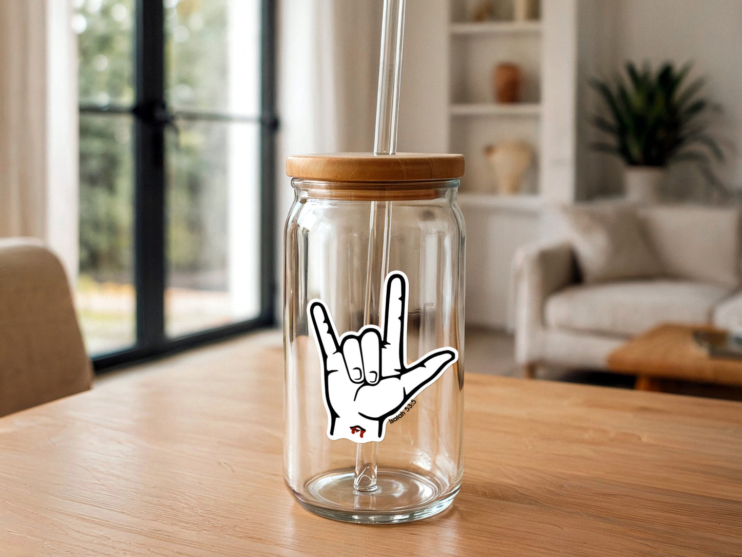 "I Love You" in ASL | Jesus | Vinyl Christian Sticker