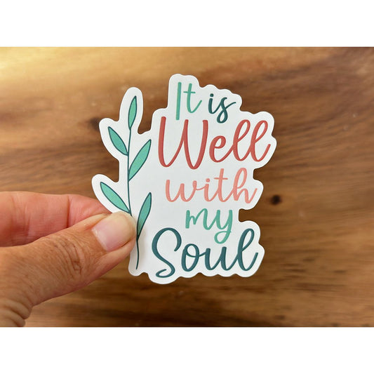 It Is Well With My Soul Sticker | Modern Style
