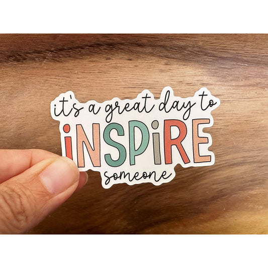 Teacher Appreciation Sticker | Inspire | Waterproof Vinyl