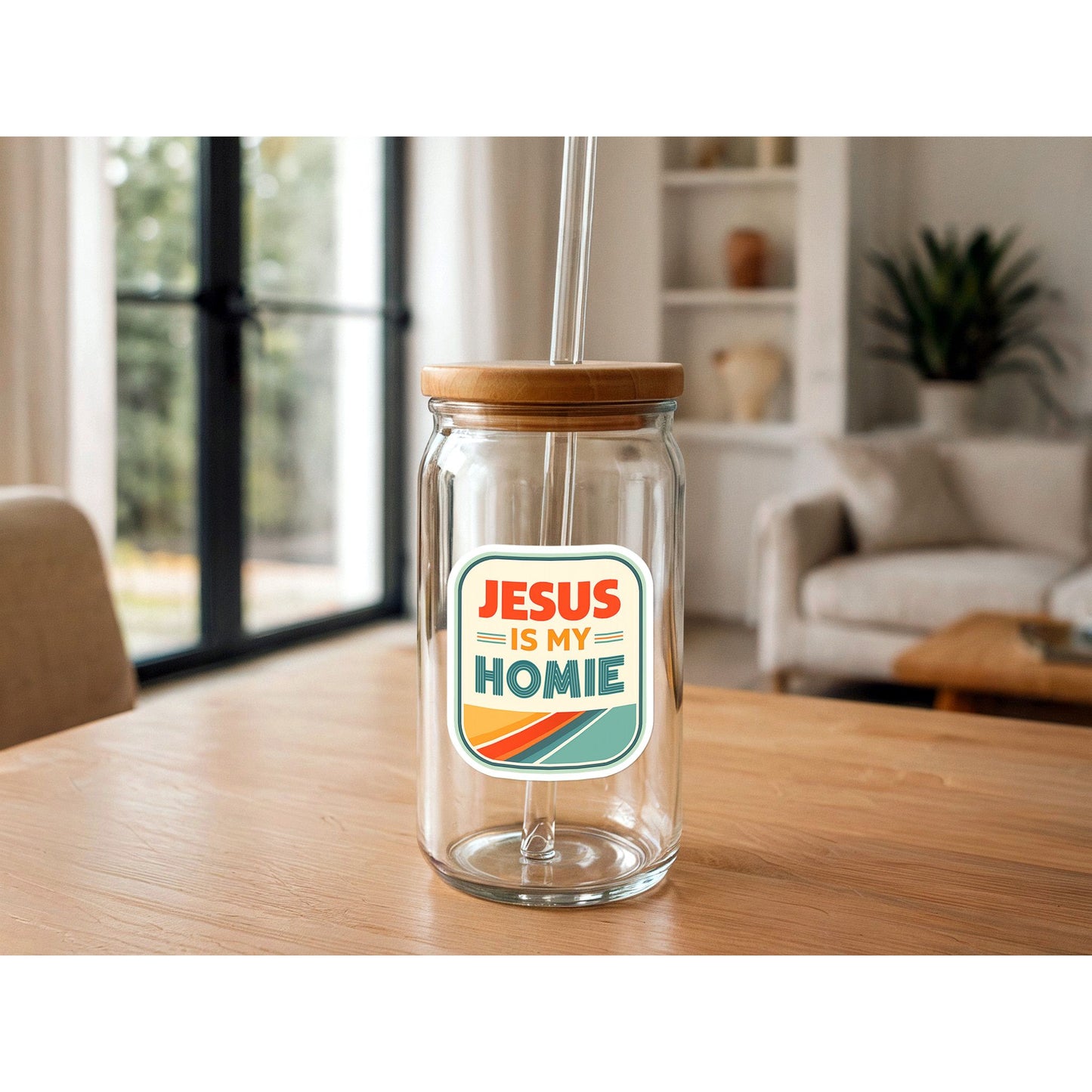 Jesus Is My Homie | Funny Retro Sticker