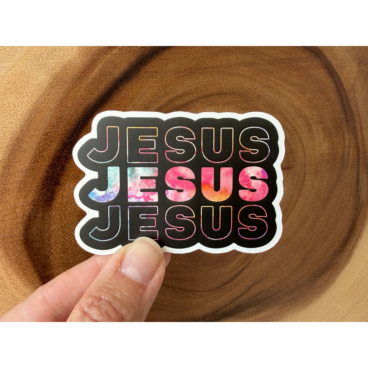 Jesus Jesus Jesus | Christian Sticker