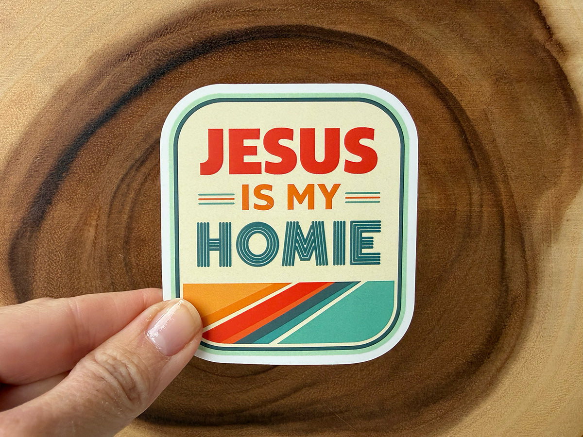 Jesus Is My Homie | Funny Retro Sticker