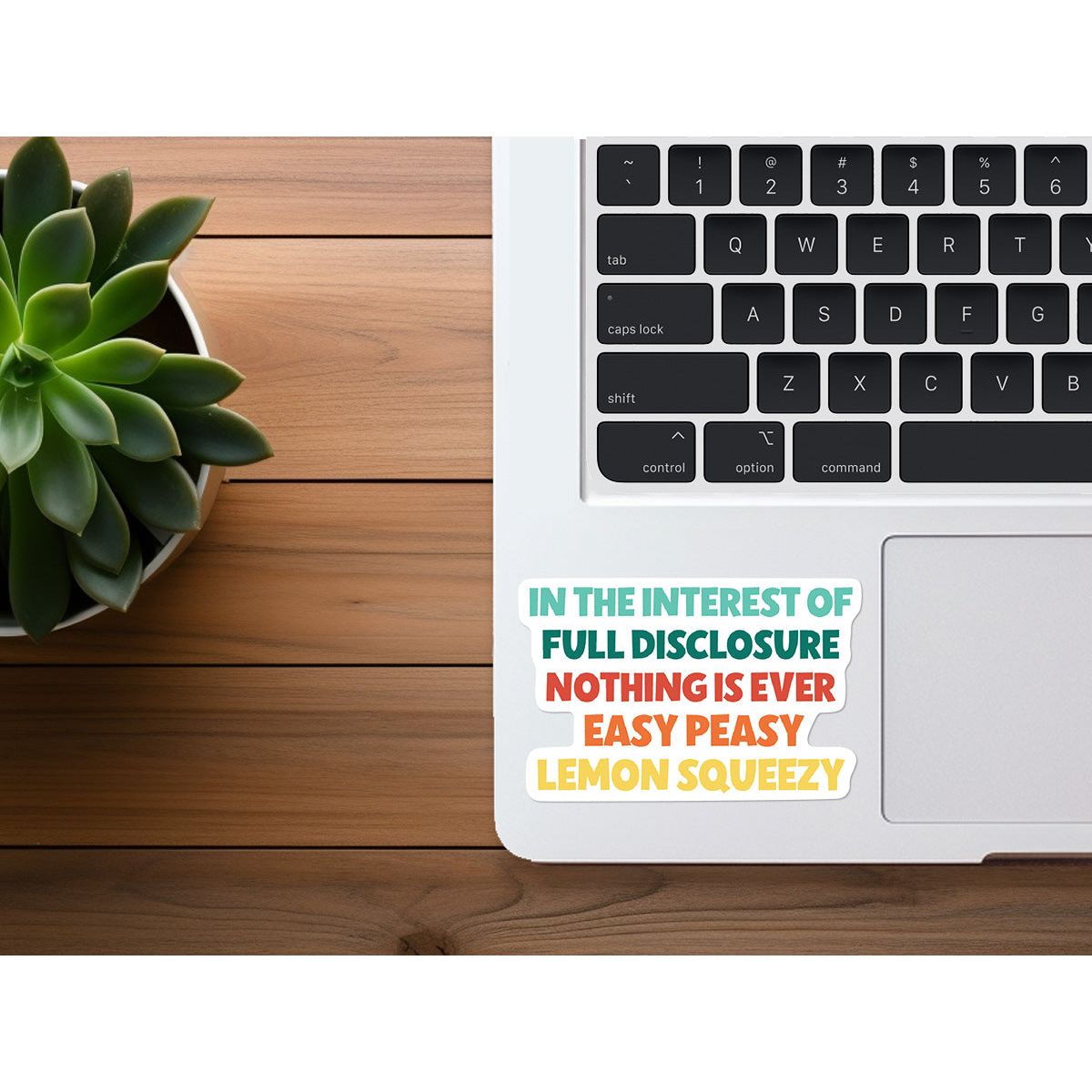 Easy Peasy Lemon Squeezy | Funny Sticker