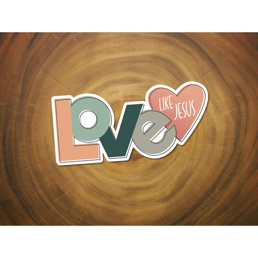 Love Like Jesus | Boho Style | Vinyl Christian Sticker