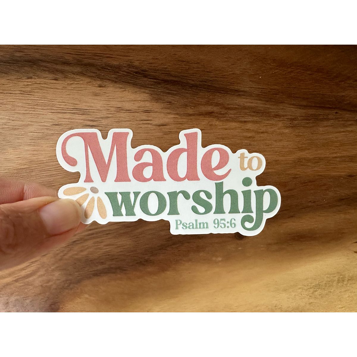 Made to Worship | Vinyl Christian Sticker