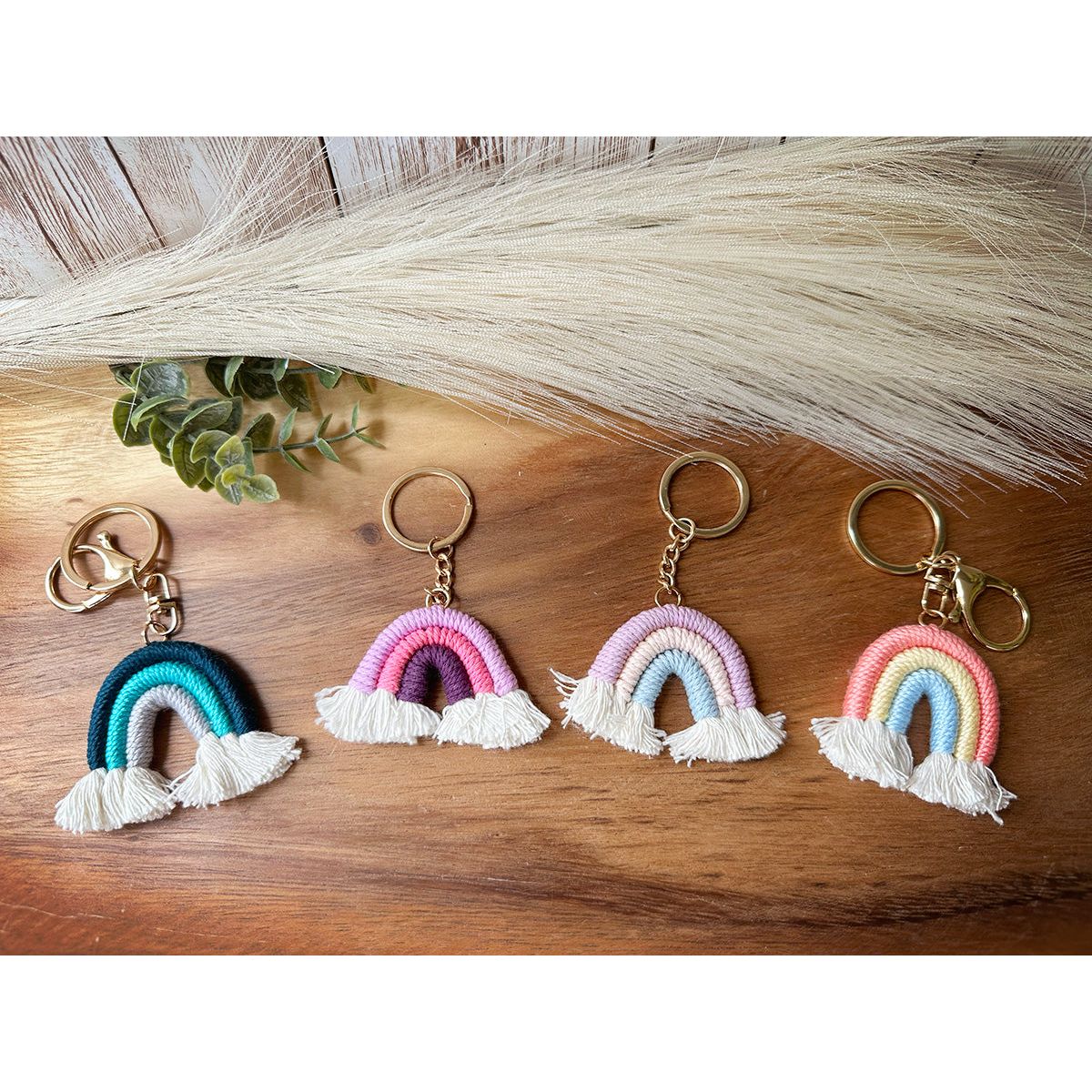 Name Keychain Rainbow Mini Rainbow Keychains – Missional Merch