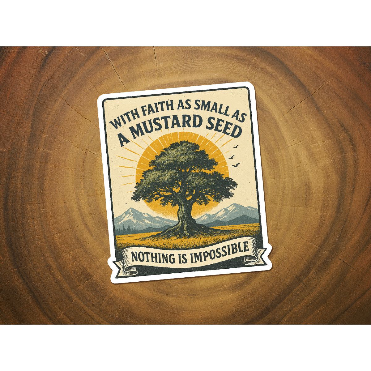 Mustard Seed Faith | Christian Sticker