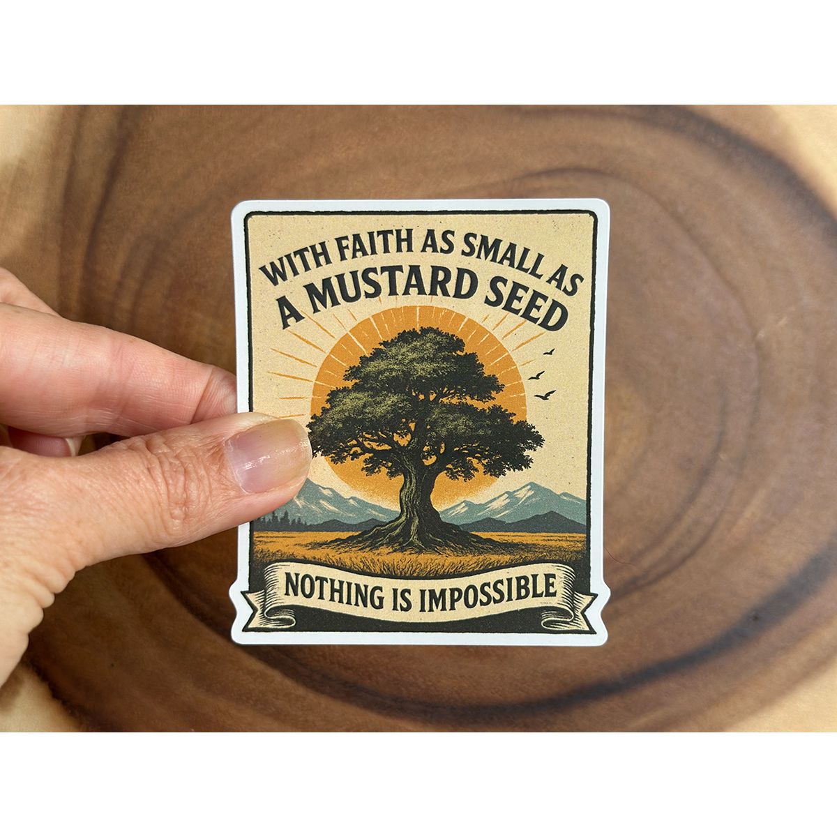 Mustard Seed Faith | Christian Sticker
