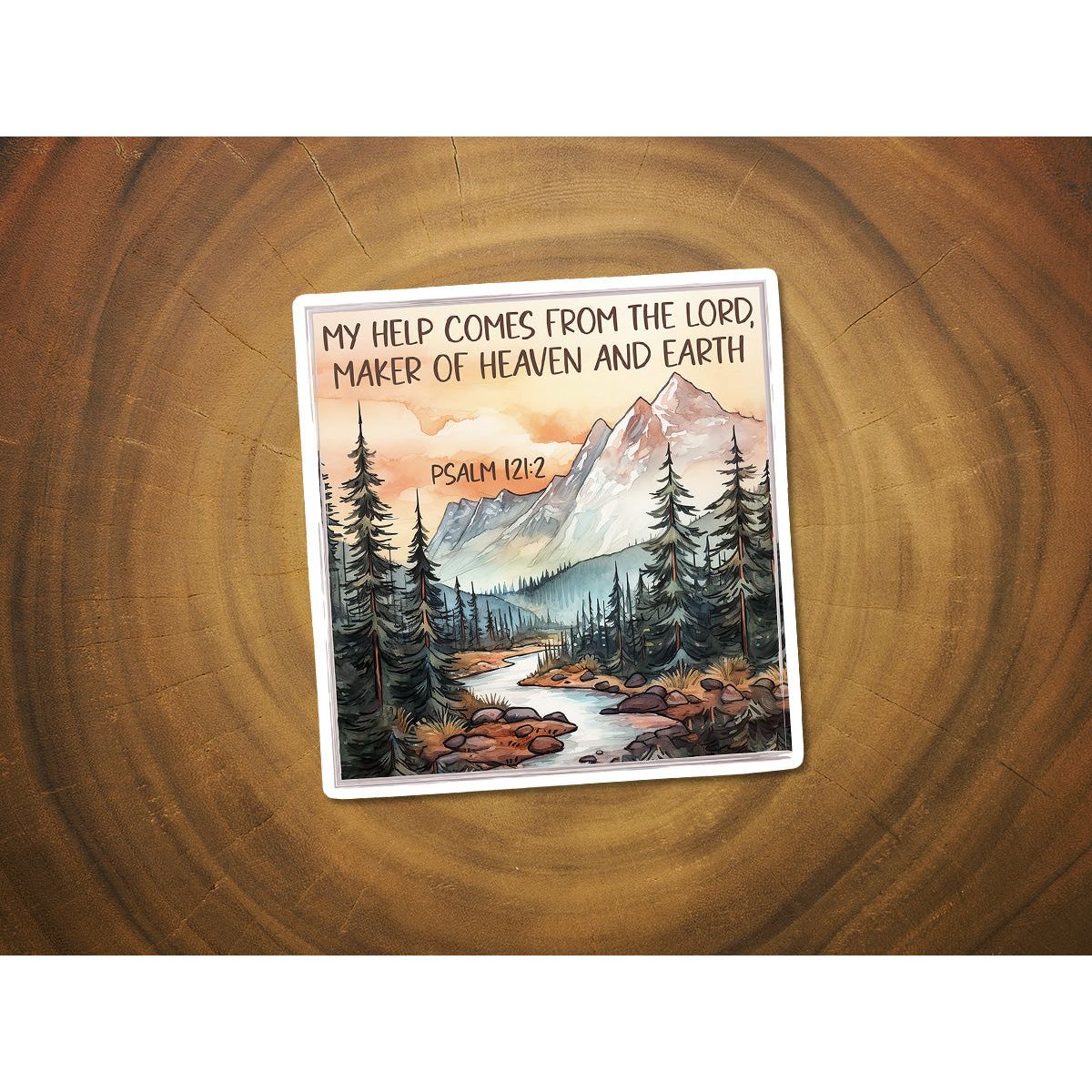My Help Comes From the Lord | Scripture Sticker