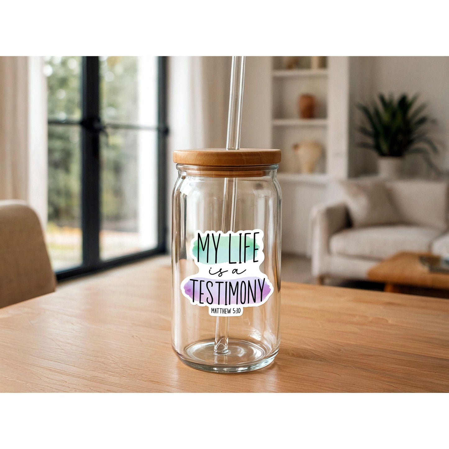 My Life is a Testimony | Vinyl Christian Sticker