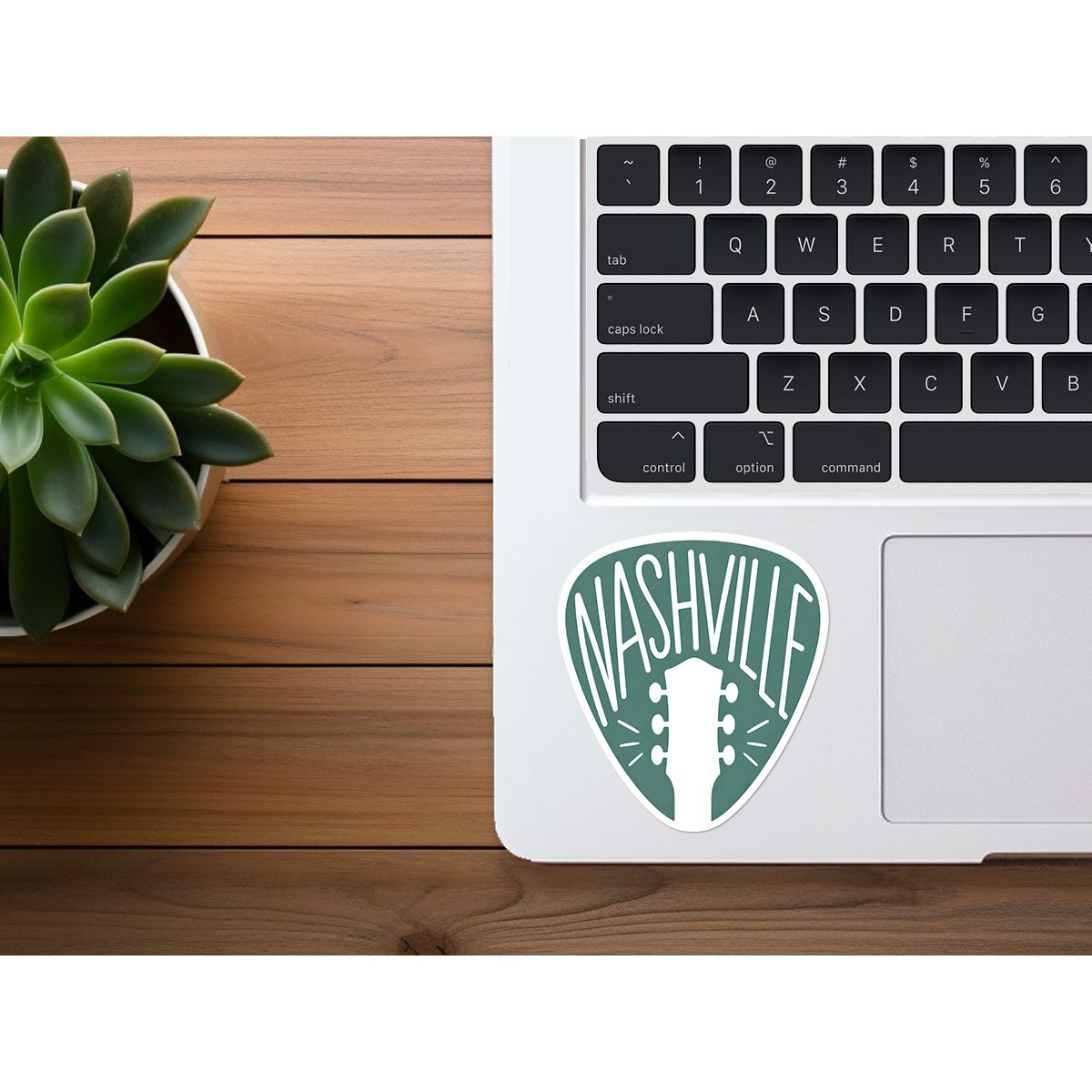 Nashville Guitar Pick Sticker | Nashville, TN