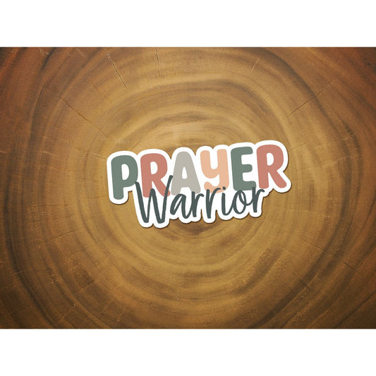 Prayer Warrior | Christian Sticker | Pray | Vinyl Christian Sticker