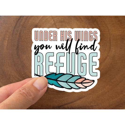 Psalm 91 Refuge | Christian Sticker
