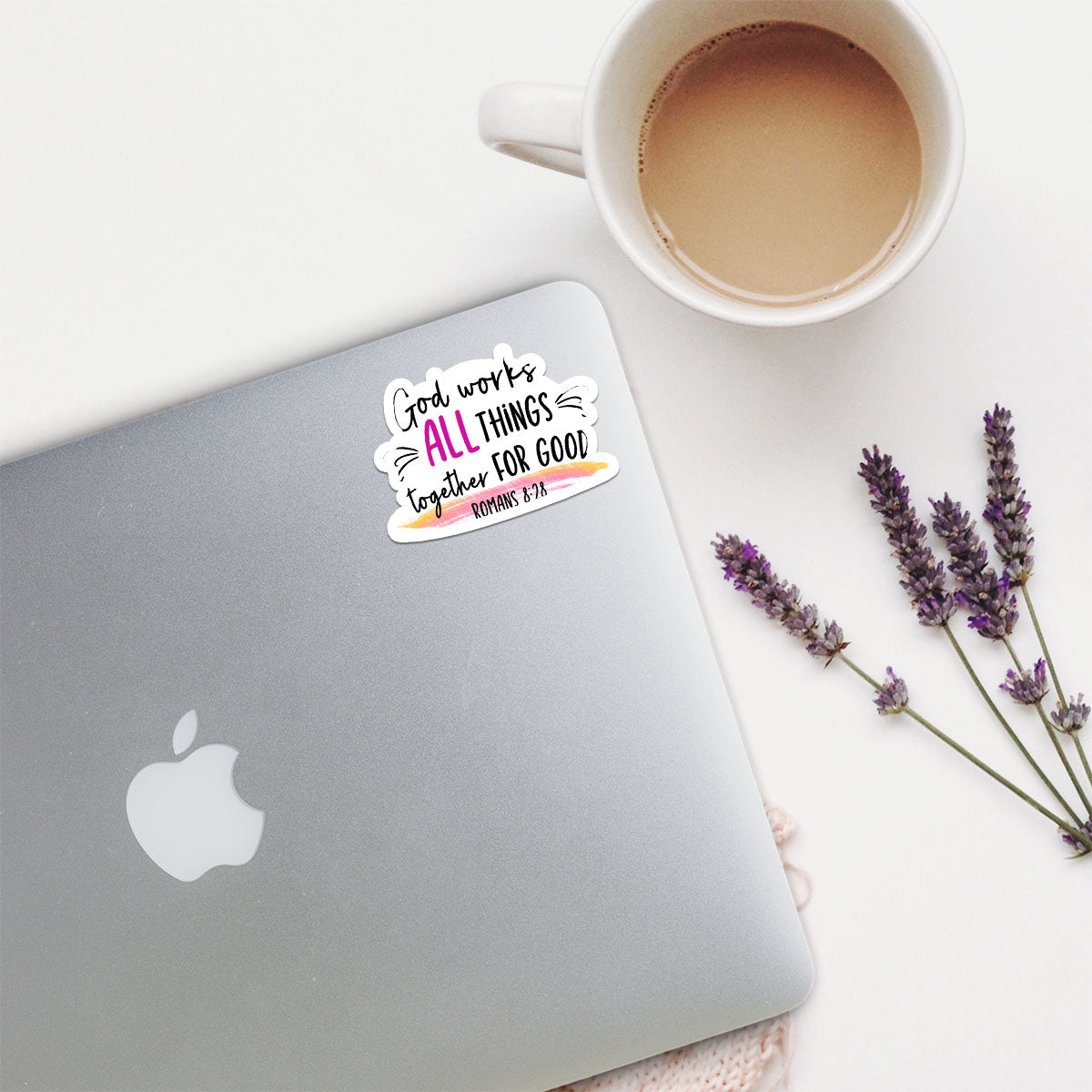 Romans 8:28 | Vinyl Christian Sticker