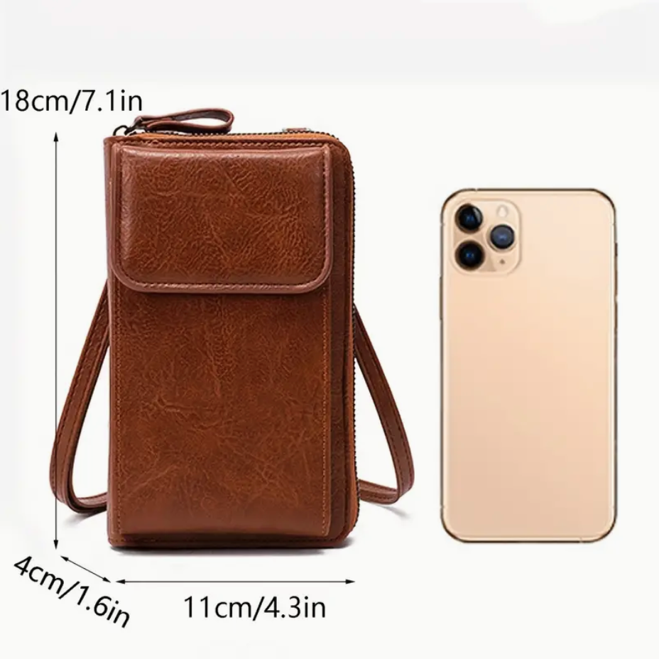 Minimalist Crossbody Phone Wallet for Women - 5 Colors Available!