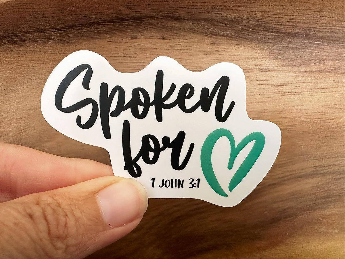 Spoken For | Vinyl Christian Sticker