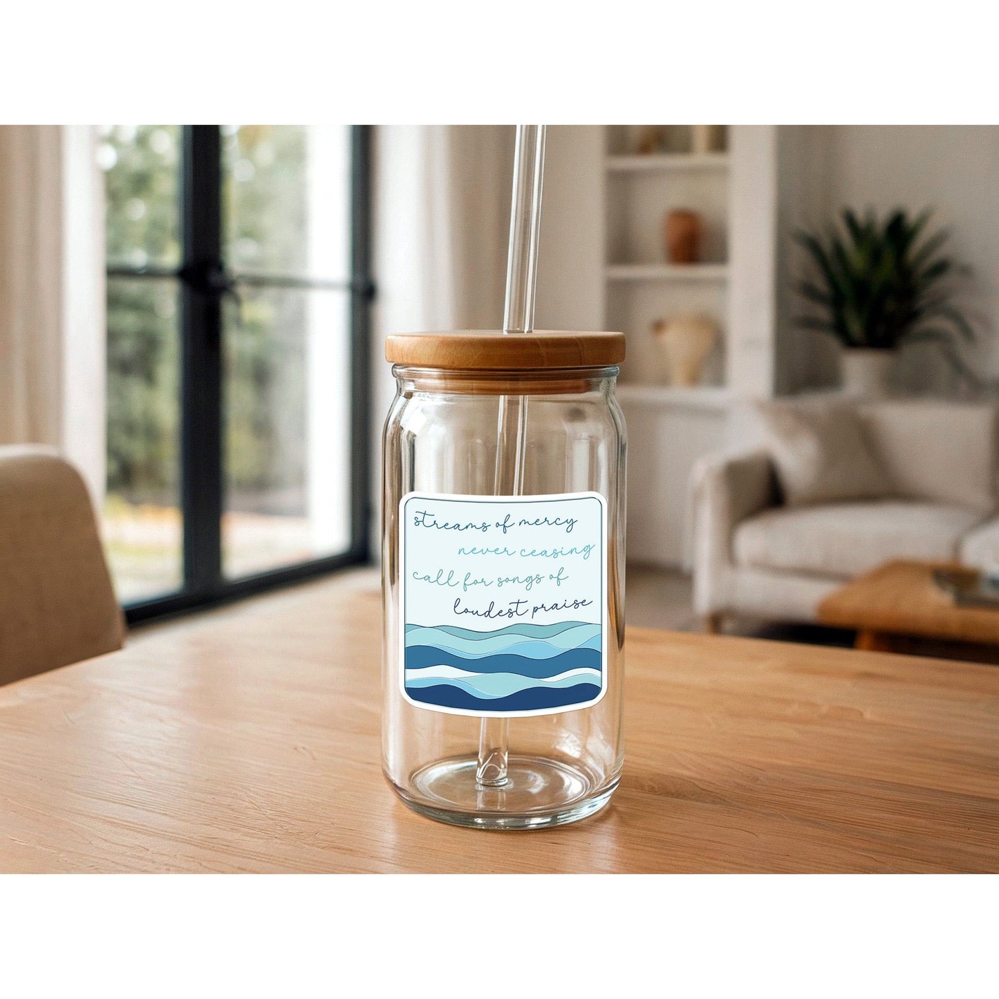 Streams of Mercy, Never Ceasing | Christian Hymn Sticker