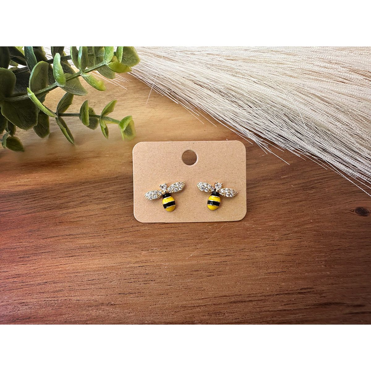 Cute Bee Earrings | Stud Earrings