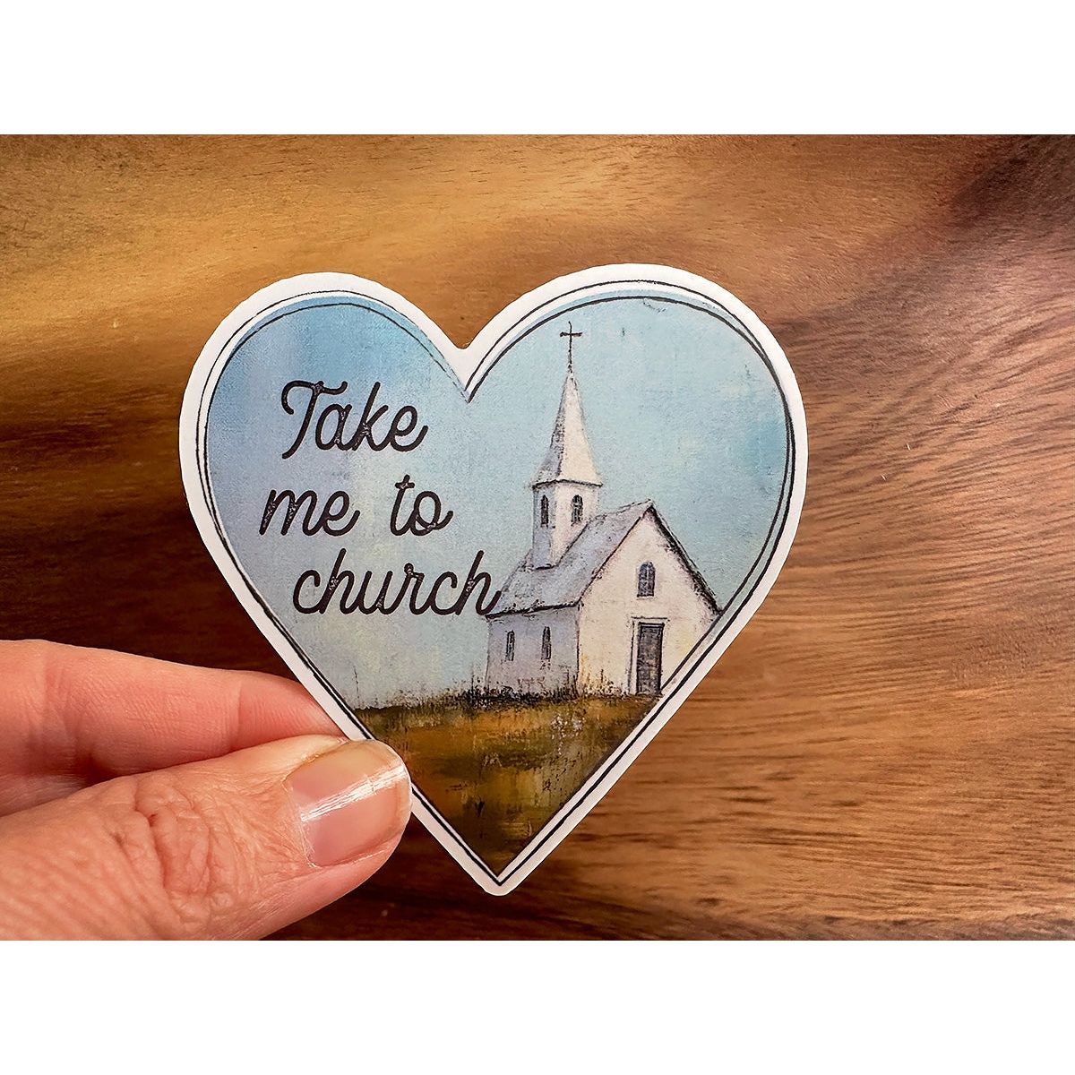 Take Me To Church | Vinyl Christian Sticker