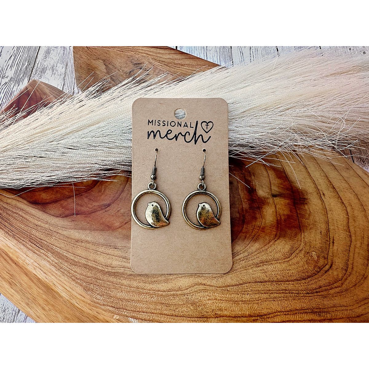 Then Sings My Soul Songbird Earrings | Two Color Options