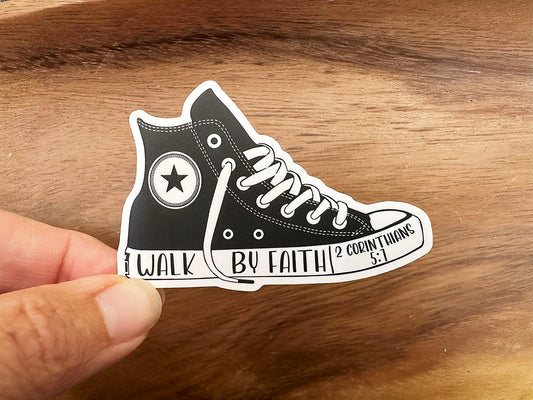 Walk By Faith | Vinyl Christian Sticker