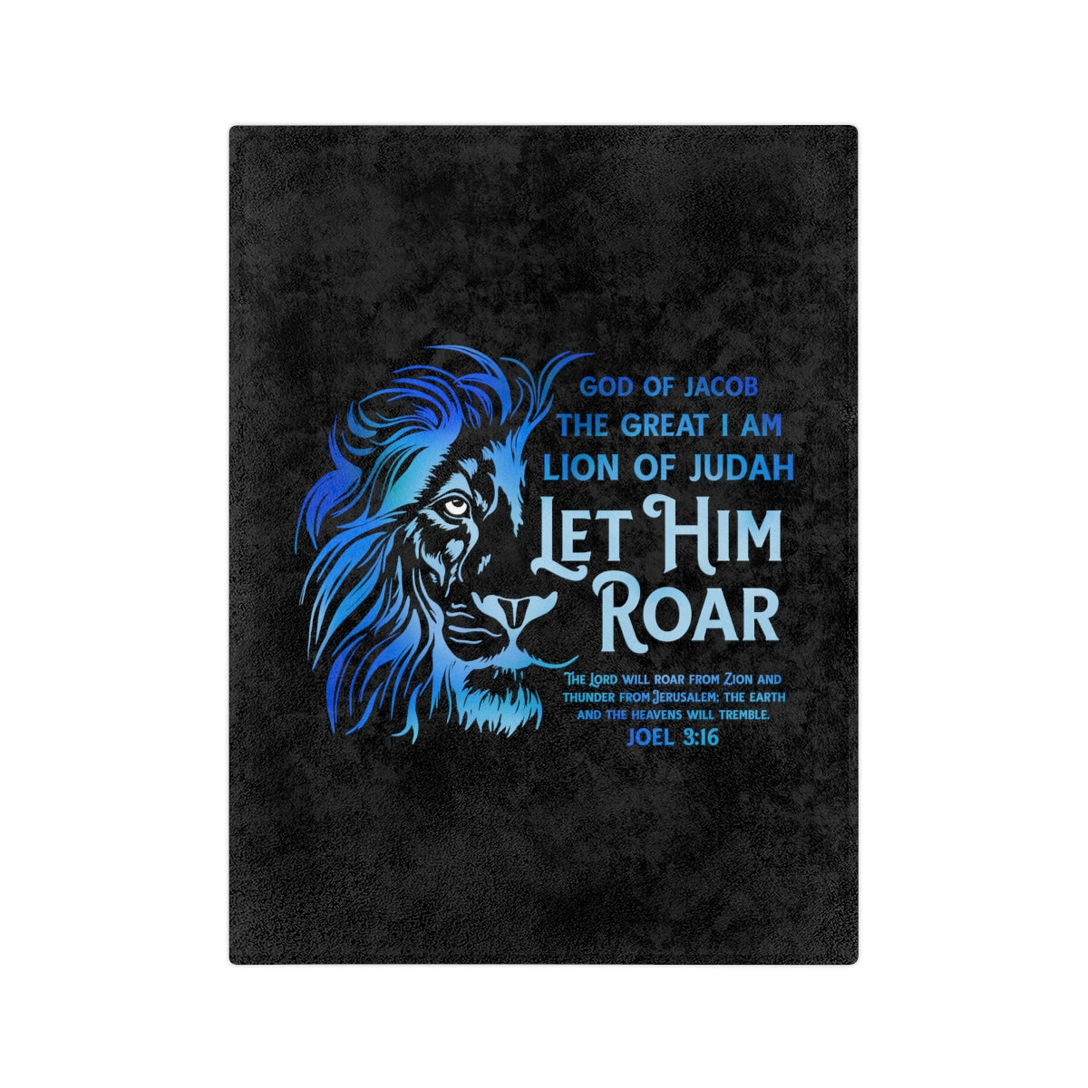 Let Him Roar | Minky Blanket in 3 Sizes