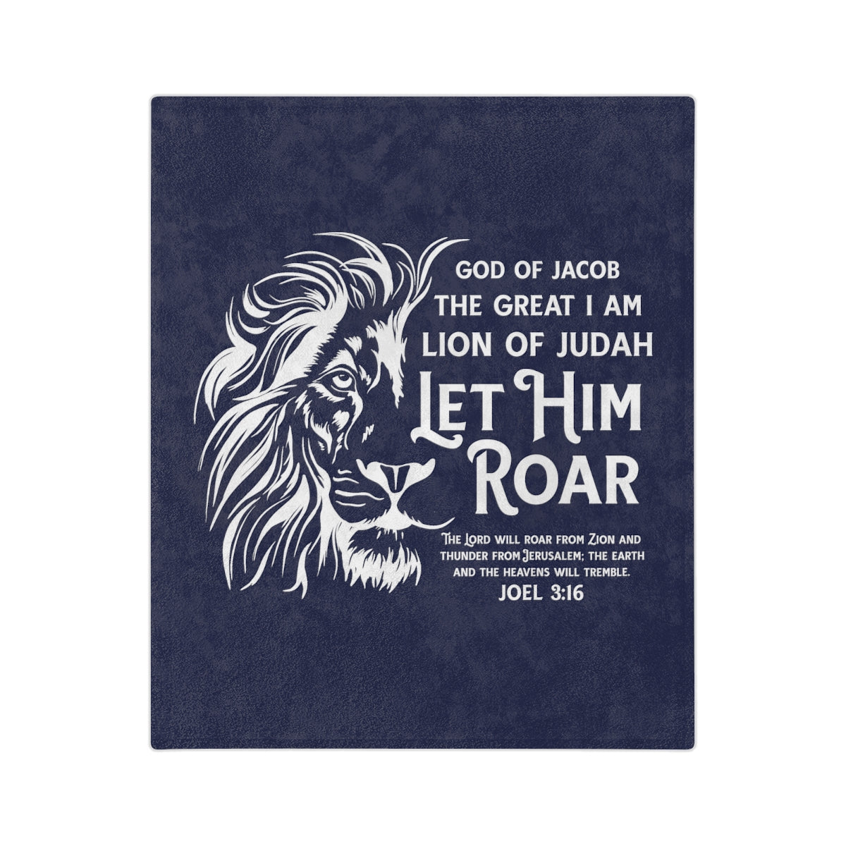 Let Him Roar | Minky Blanket in 3 Sizes