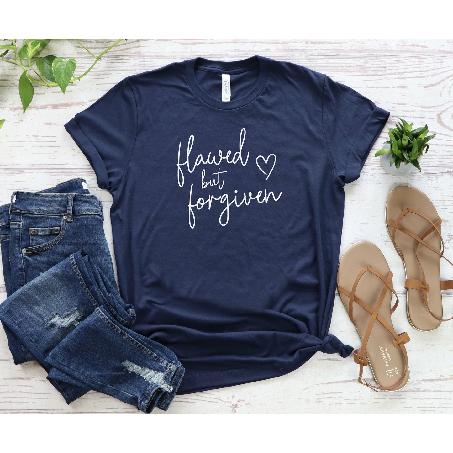 Flawed But Forgiven | Faith Shirt for Women