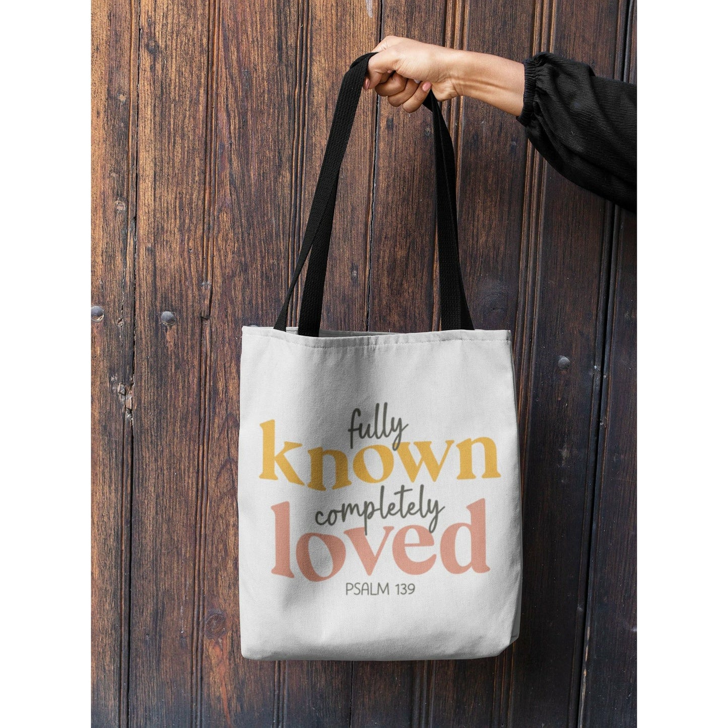 Fully Known, Completely Loved | Tote Bag for Women