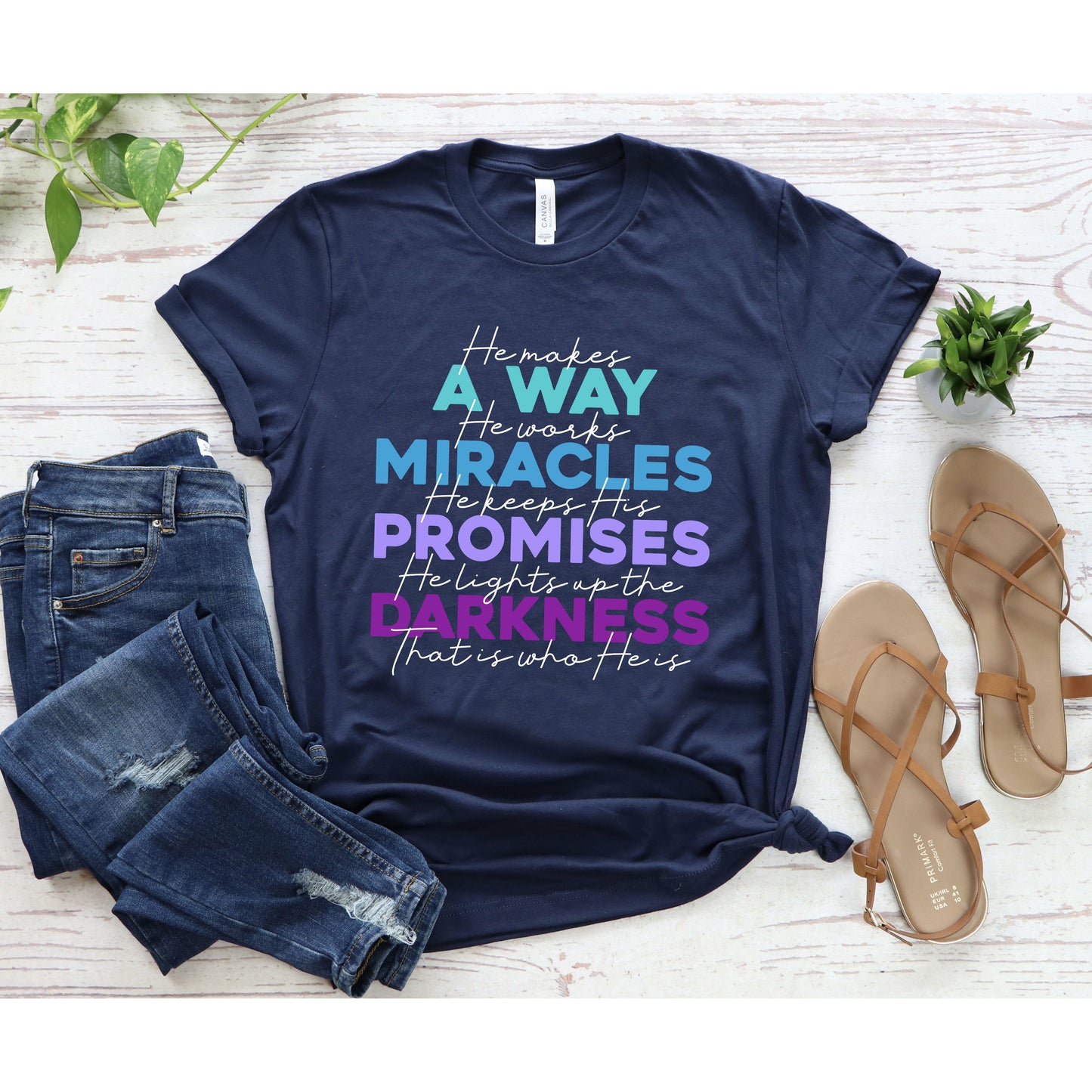 He Makes a Way | Waymaker Shirt for Women