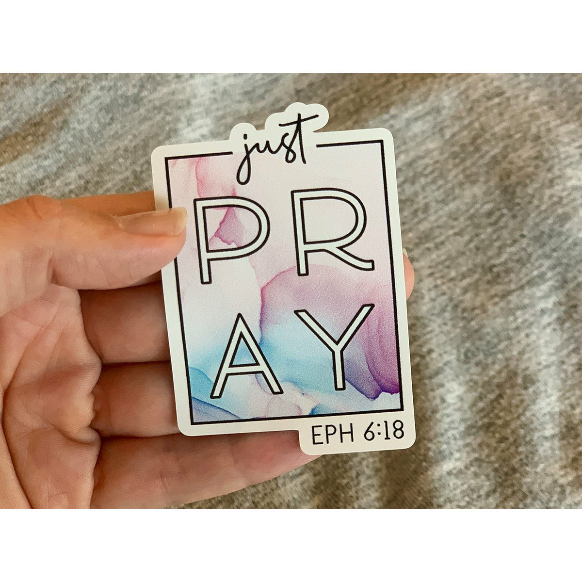 Just Pray | Vinyl Christian Sticker