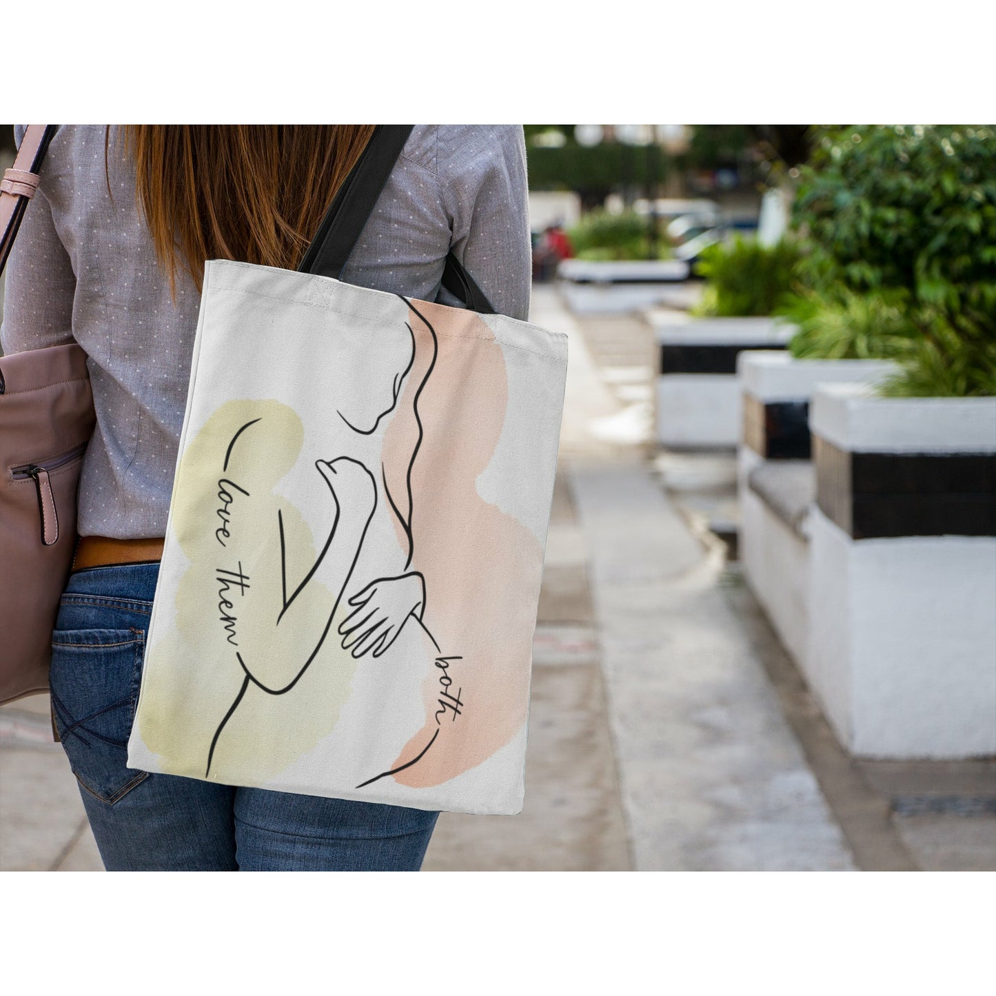 Love Them Both | Pro-Life Tote Bag for Women