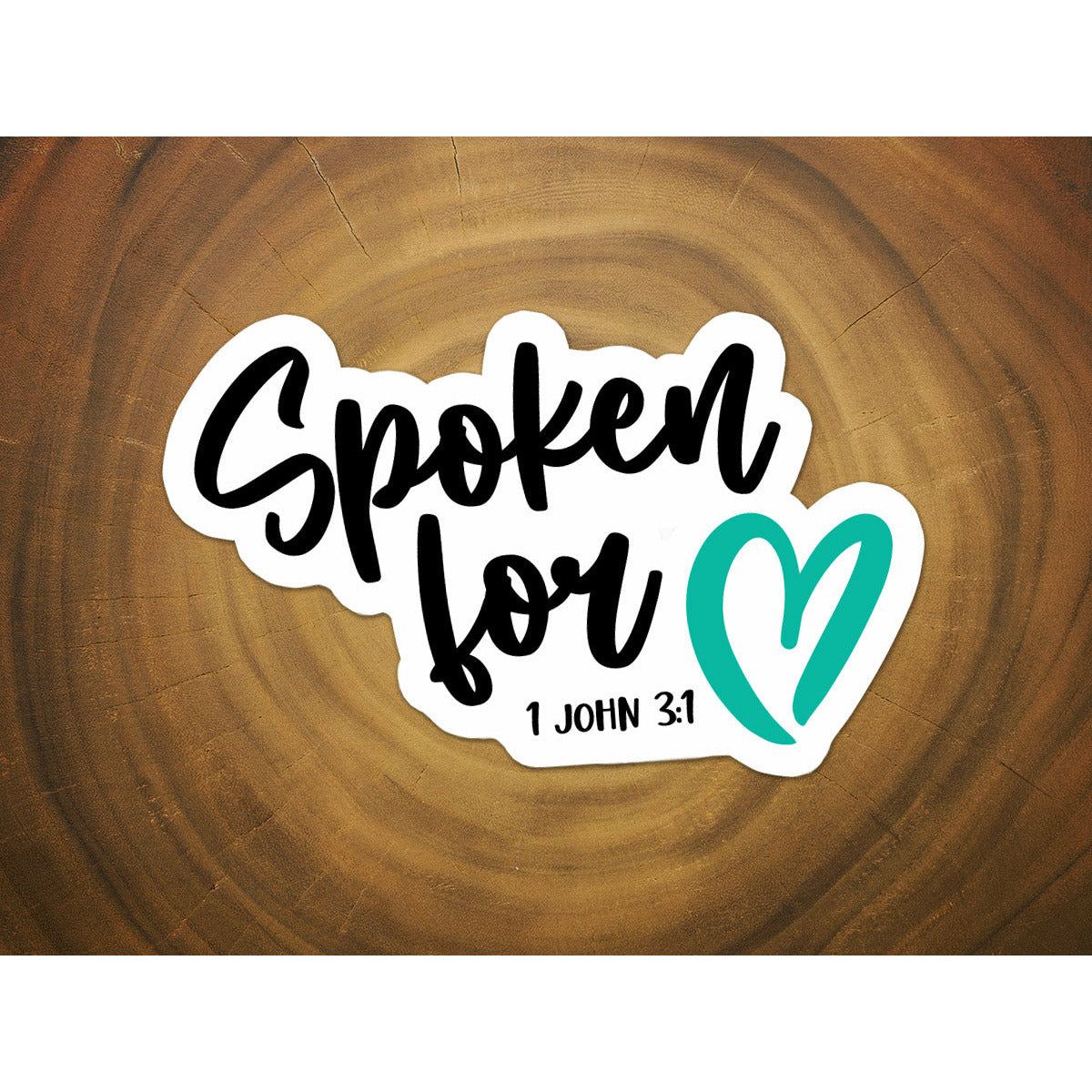Spoken For | Vinyl Christian Sticker