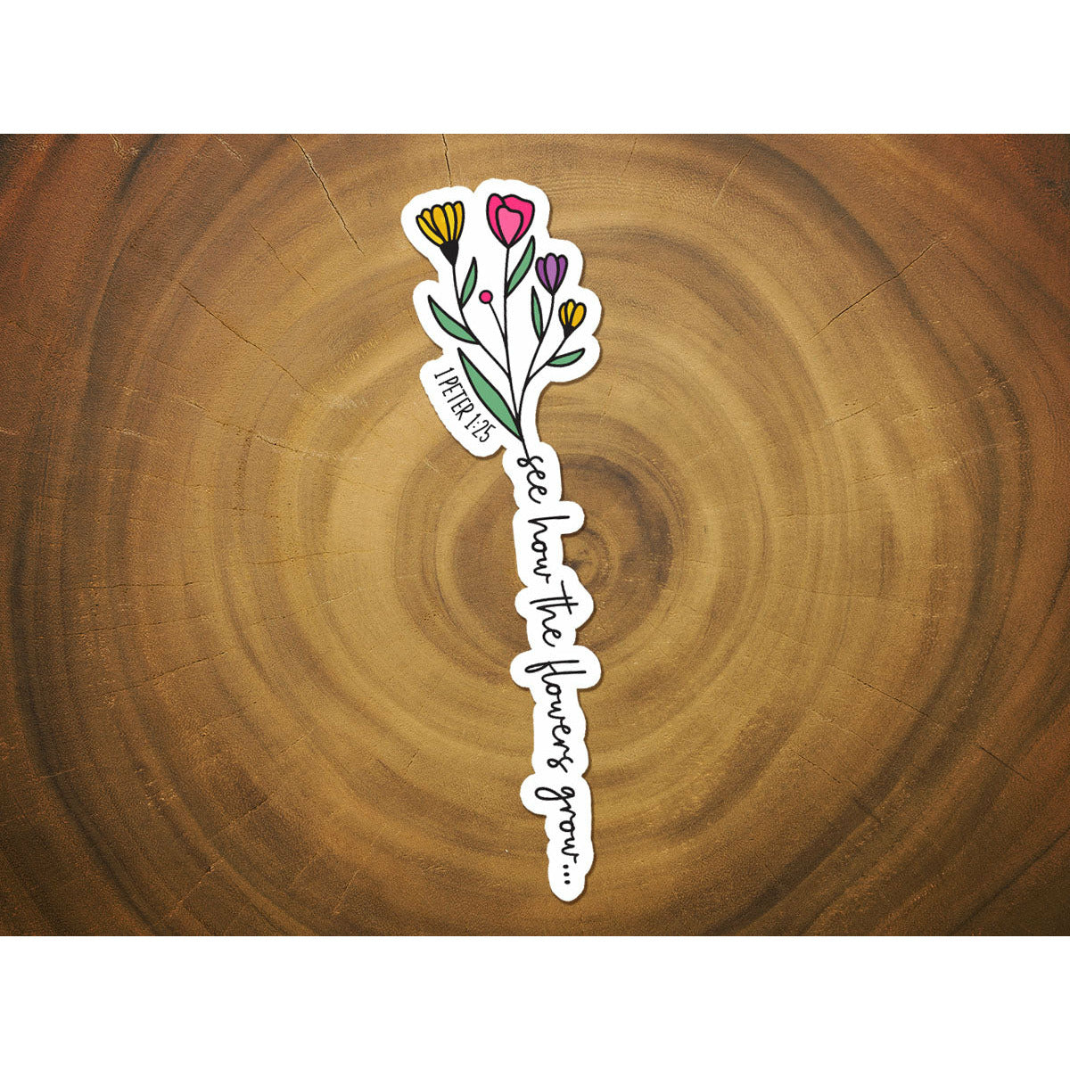 Wildflowers | Vinyl Christian Sticker