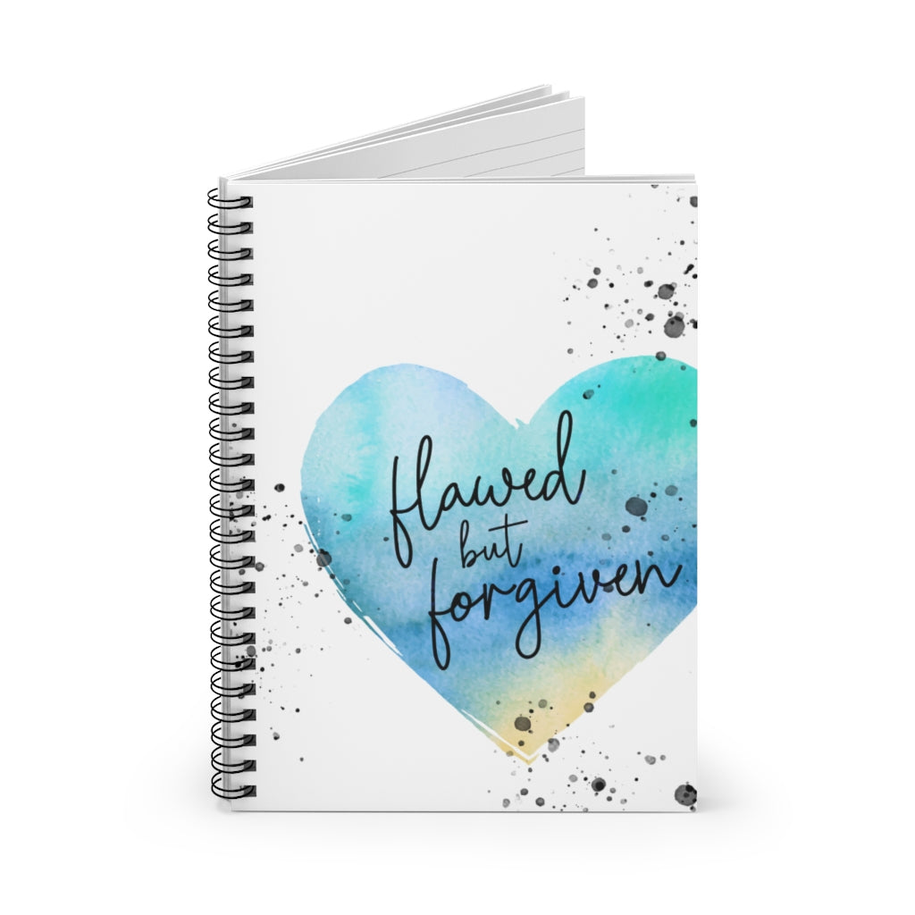 Flawed But Forgiven | Spiral Notebook