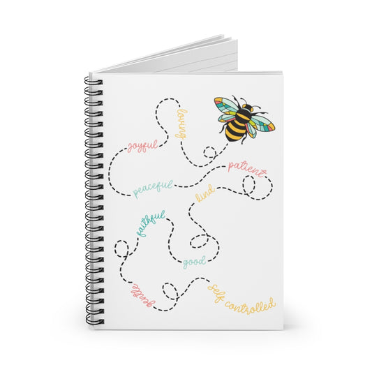 Fruits of the Spirit Bee Spiral Notebook