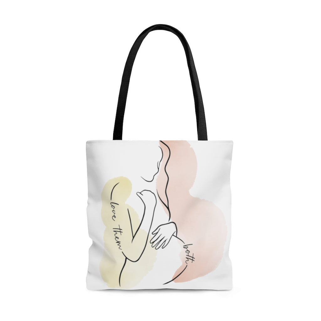 Love Them Both | Pro-Life Tote Bag for Women