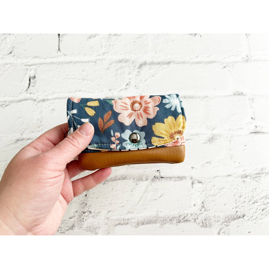 Floral Fabric Card Wallet for Women or Girls | 3 Color Options!