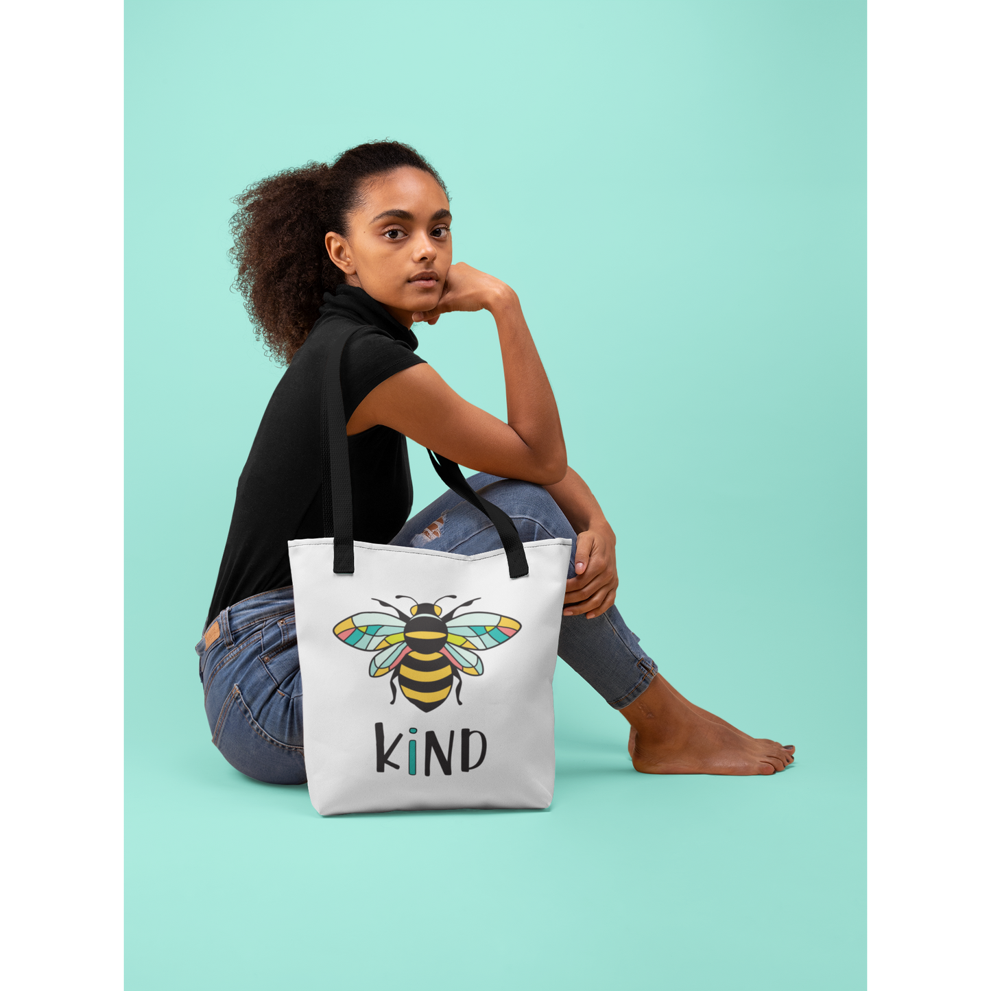 Bee Kind Tote Bag for Women | Be Kind