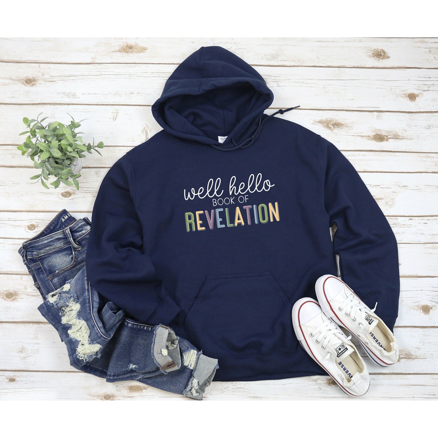 Well Hello Book of Revelation Cozy Hoodie for Women